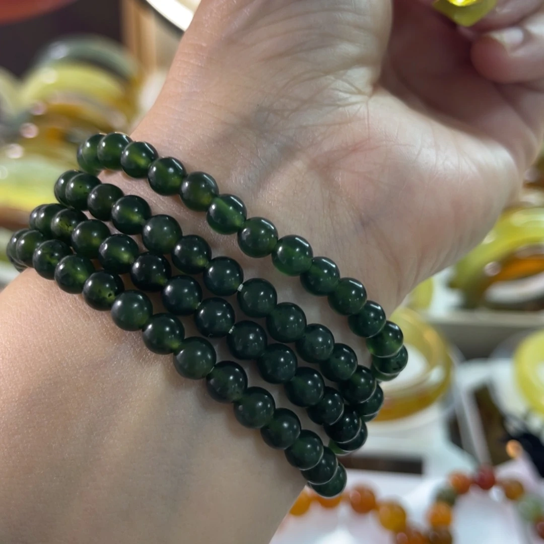 蛇纹石玉未镶嵌手串