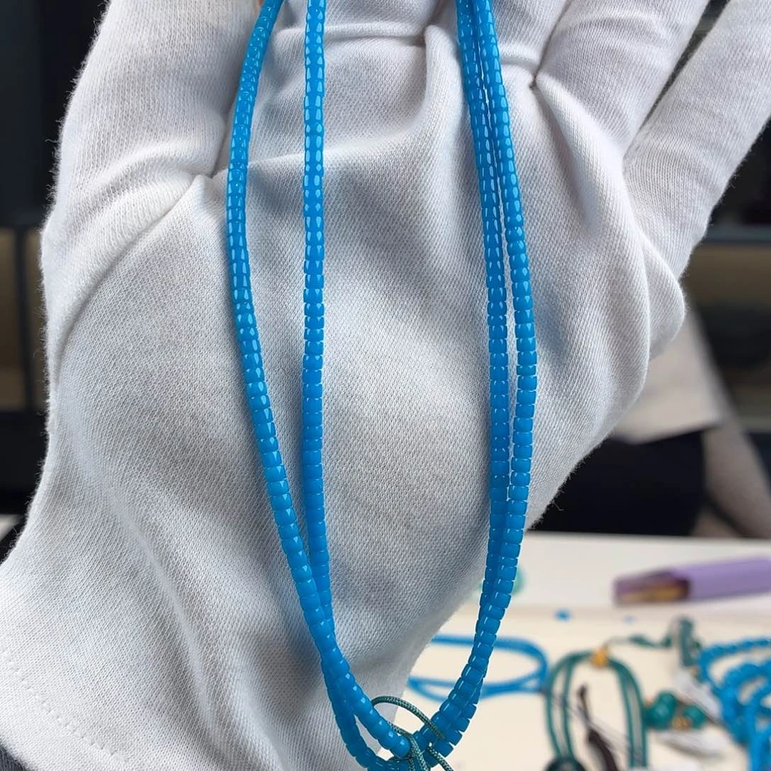 绿松石未镶嵌配饰3mm