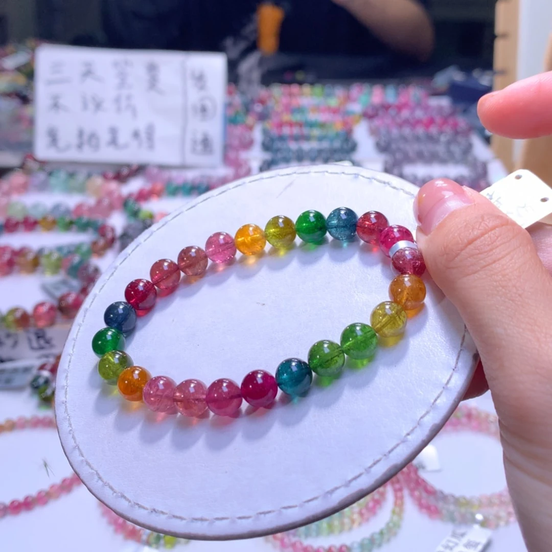 【闪购商品】未镶嵌手串碧玺8mm左右