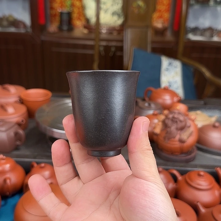 茶壶紫砂石黄主人杯