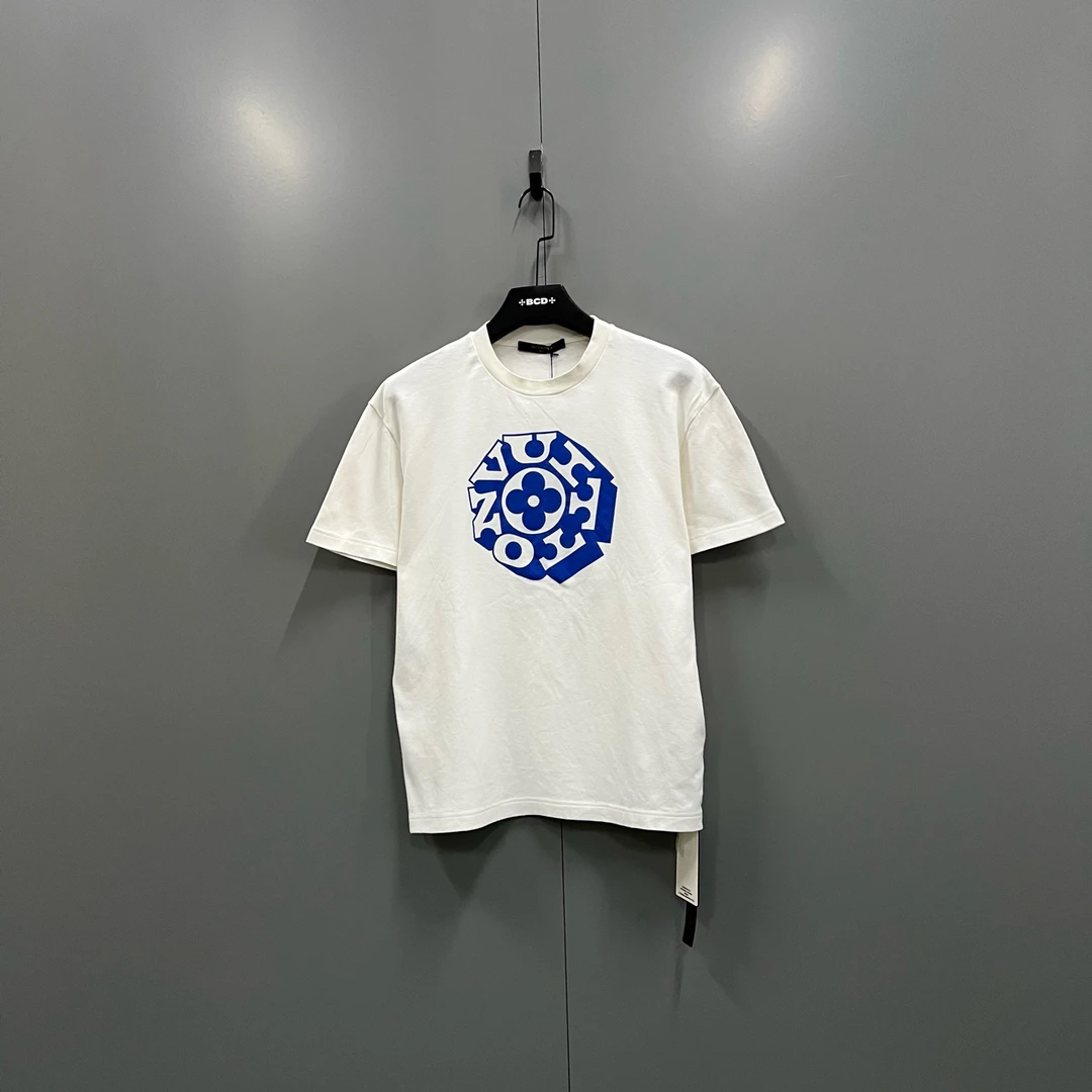 未使用 LouisVuitton/路易威登 y24 字母印花圆领短袖 M 017320