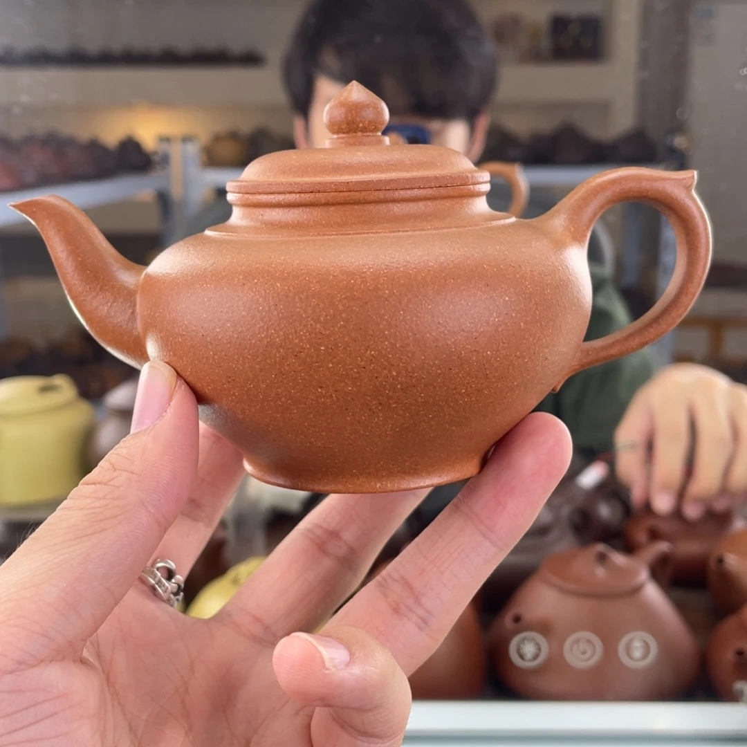 茶壶紫砂230cc黄降坡茶壶