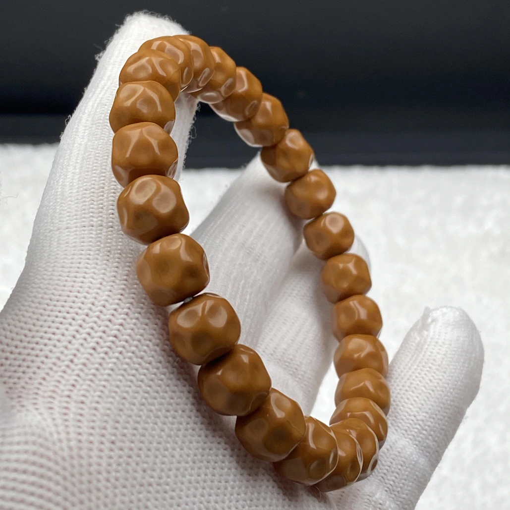 猴头核桃深坑奶酪馒头料全品无瑕男女手串10左右