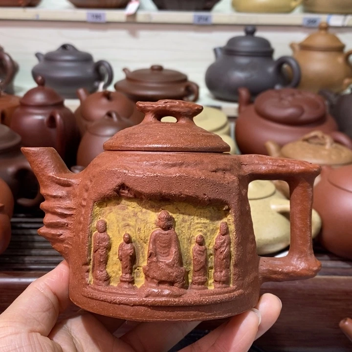 茶壶紫砂微瑕处理一把