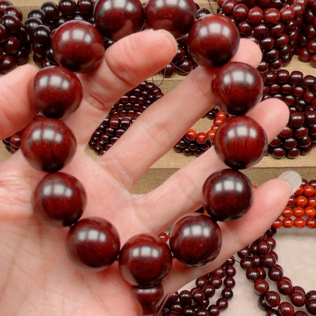 小叶紫檀手串/手链1.8原汁原味泥料