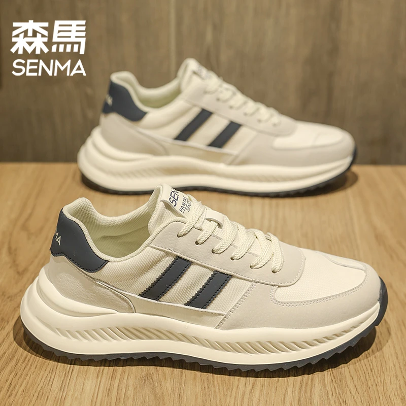 SENMA/森马男鞋秋冬百搭时尚休闲复古阿甘鞋运动增高小白老爹潮鞋