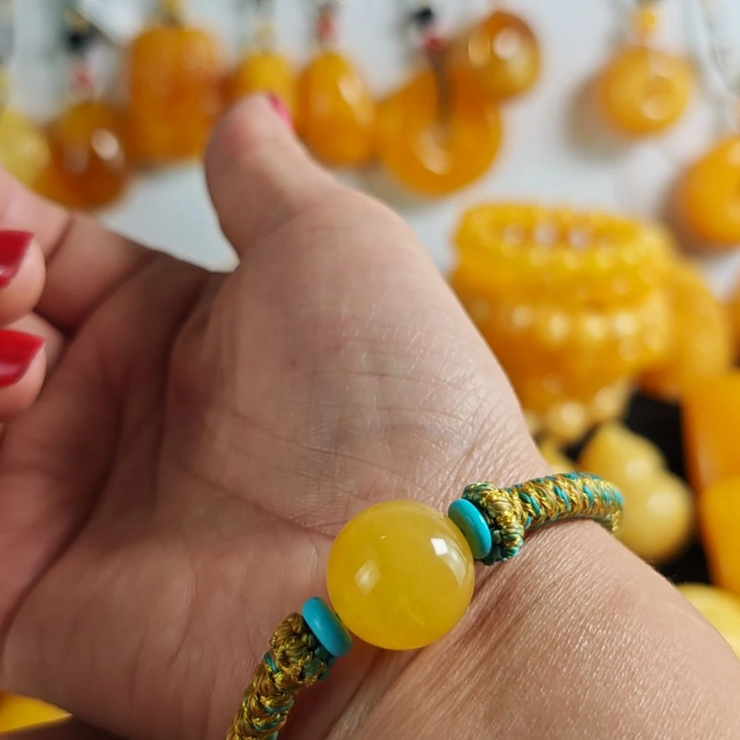 手绳琥珀未镶嵌手绳