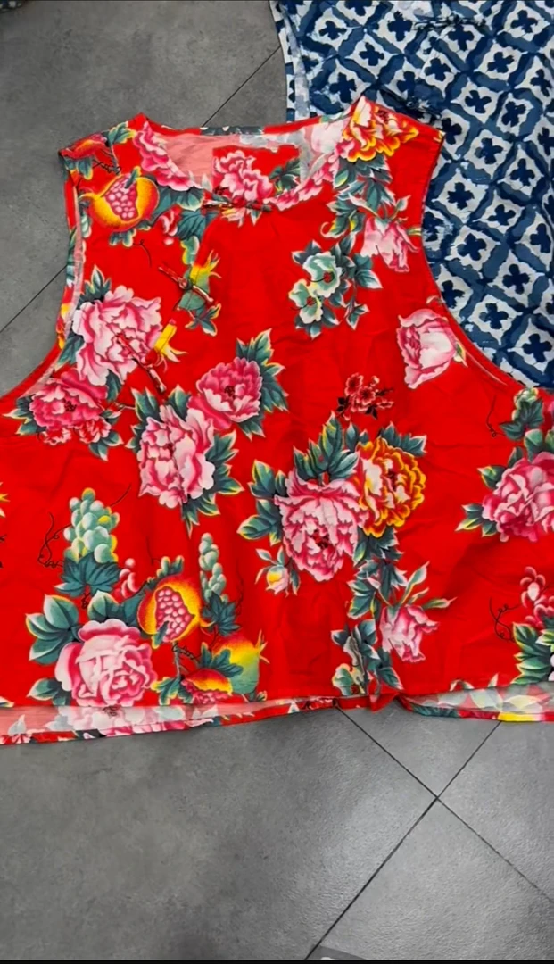 汉麻复古手工盘扣马甲