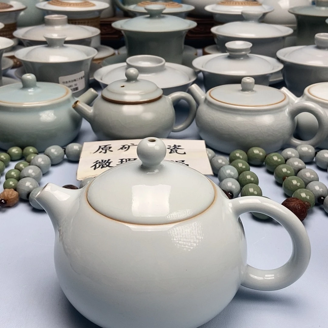 杯二级品月白西施壶原矿原釉原产地