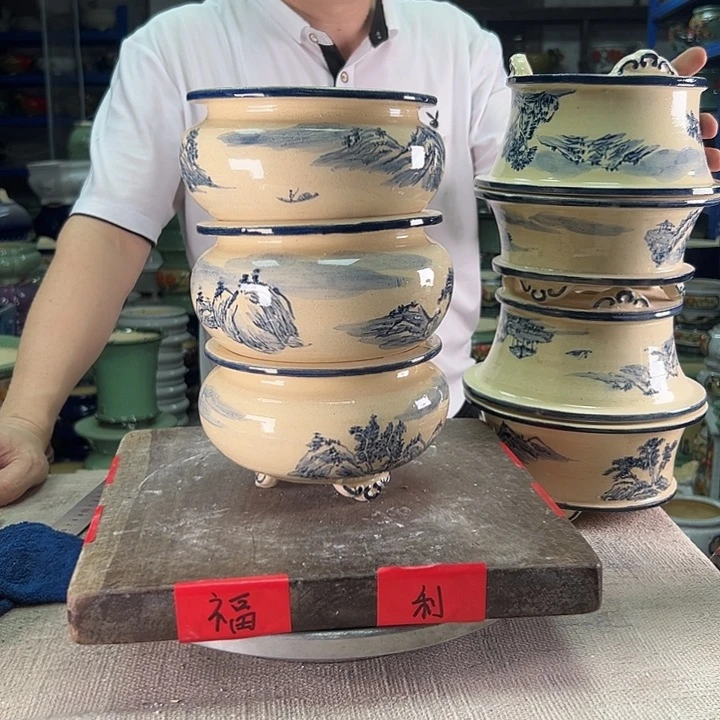 泳坤堂石湾盆陶瓷