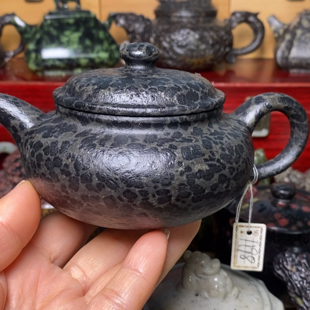 冰碛岩豹纹仿古壶240cc