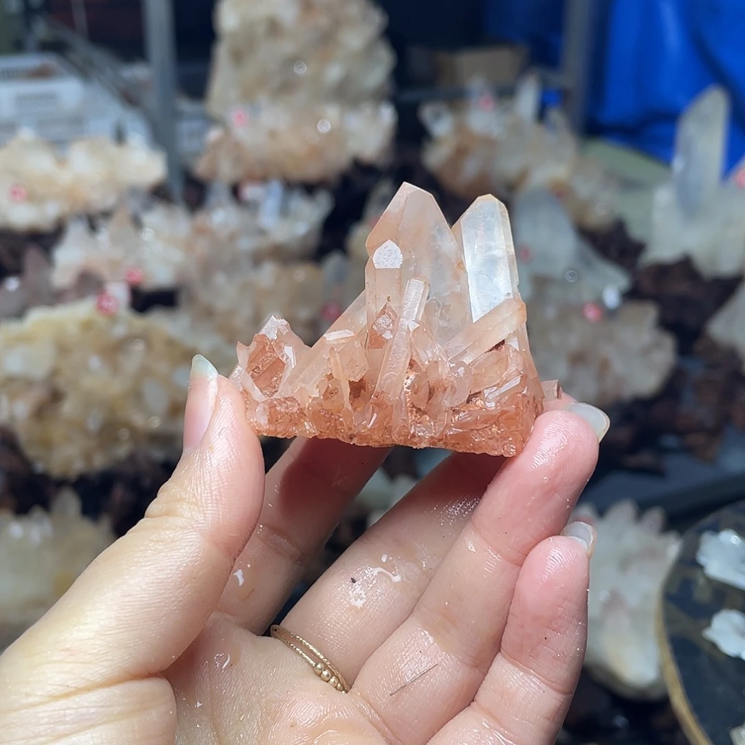 平***行珠宝半成品水晶银S925镶嵌