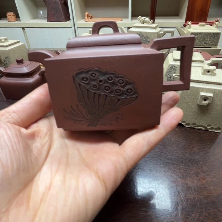 茶壶紫砂紫泥半手工180c c