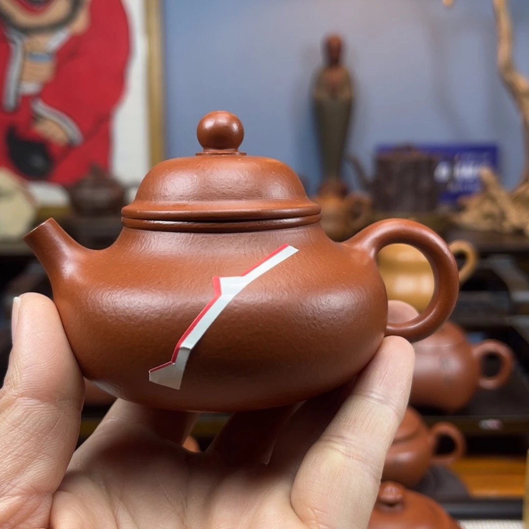 霞*谷紫砂茶具半手工制作