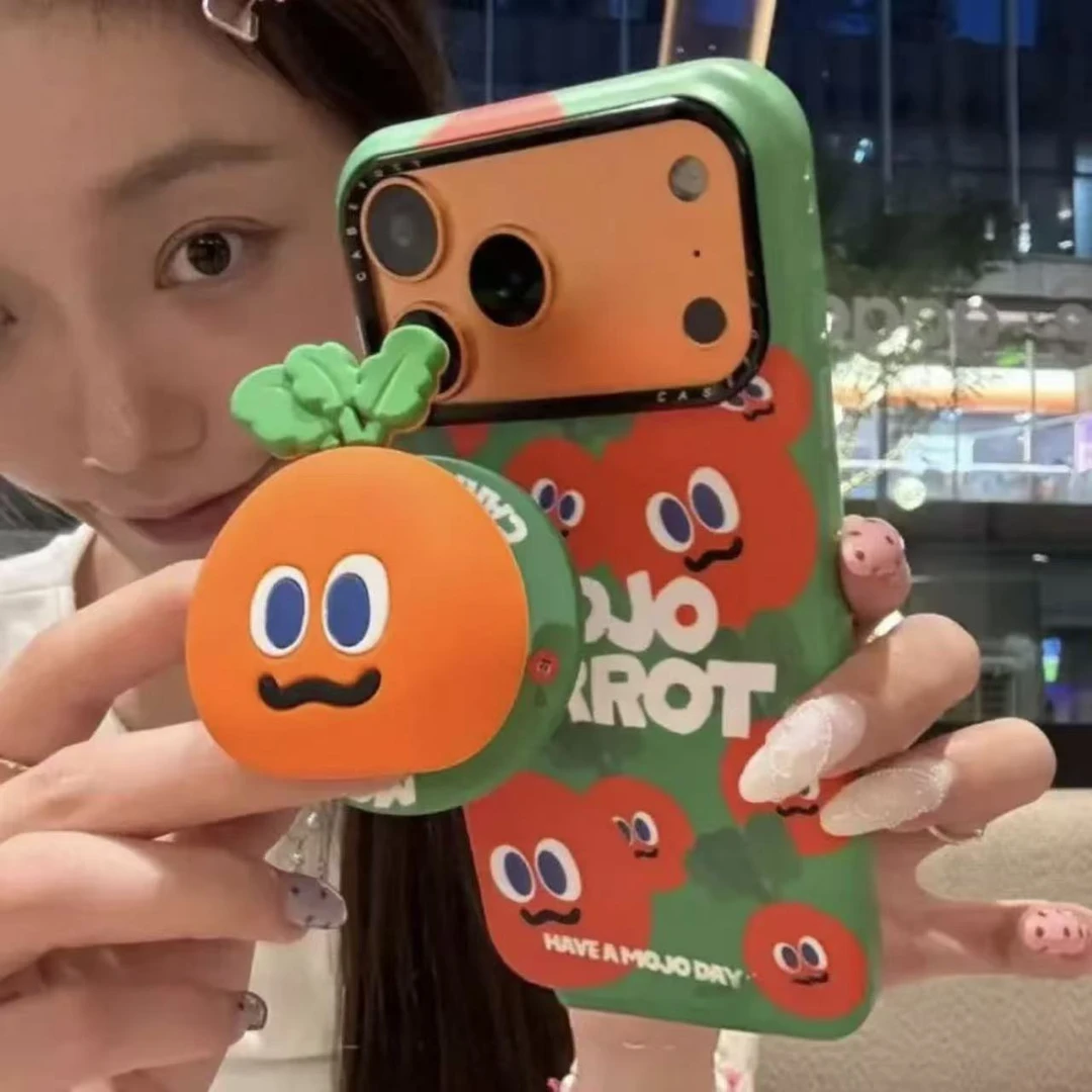 磁吸趣味胡罗卜适用iPhone17promax时尚苹果16手机壳可爱15个性14