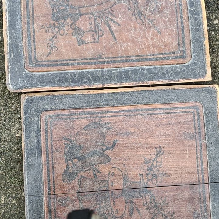 香榧木手工人物木雕花板