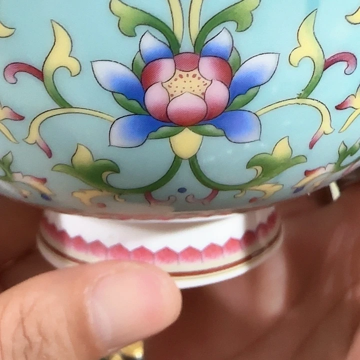 器物之美五彩手绘金*