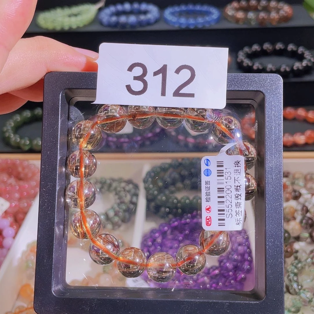 水晶手链未镶嵌雅*发晶手串