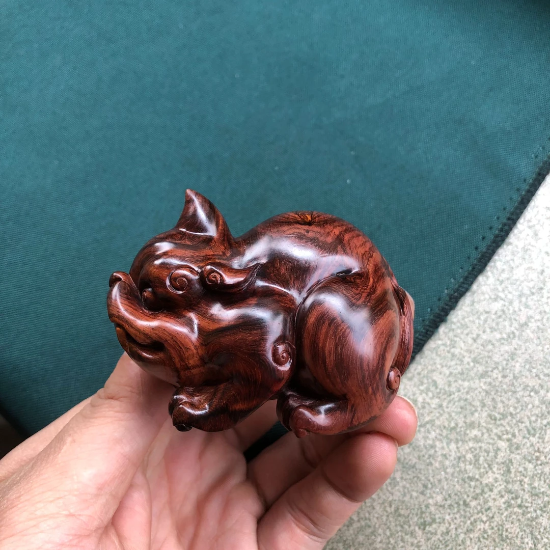 海南黄花梨多彩油梨拱财兽