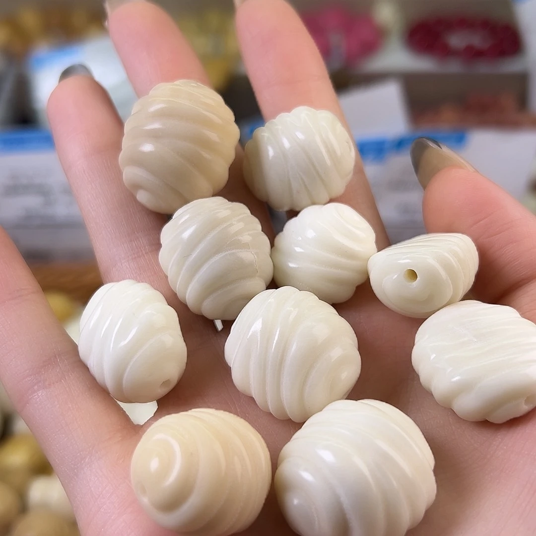 菩提根/象牙果吊坠瑕疵花卷10颗