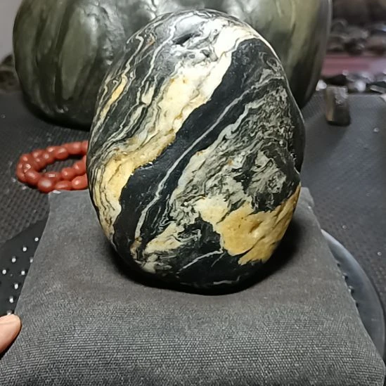 新疆金丝玉原石国画