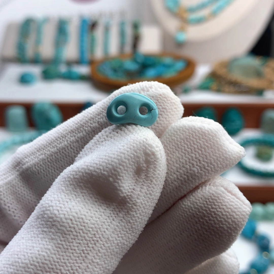 绿松石未镶嵌车挂