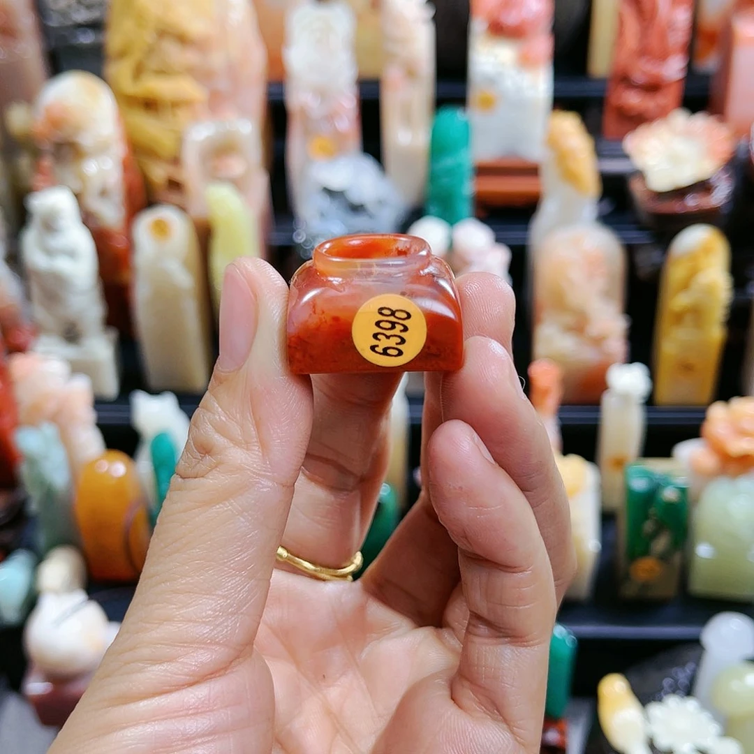 昌化石印石蘭*6398包邮包刻