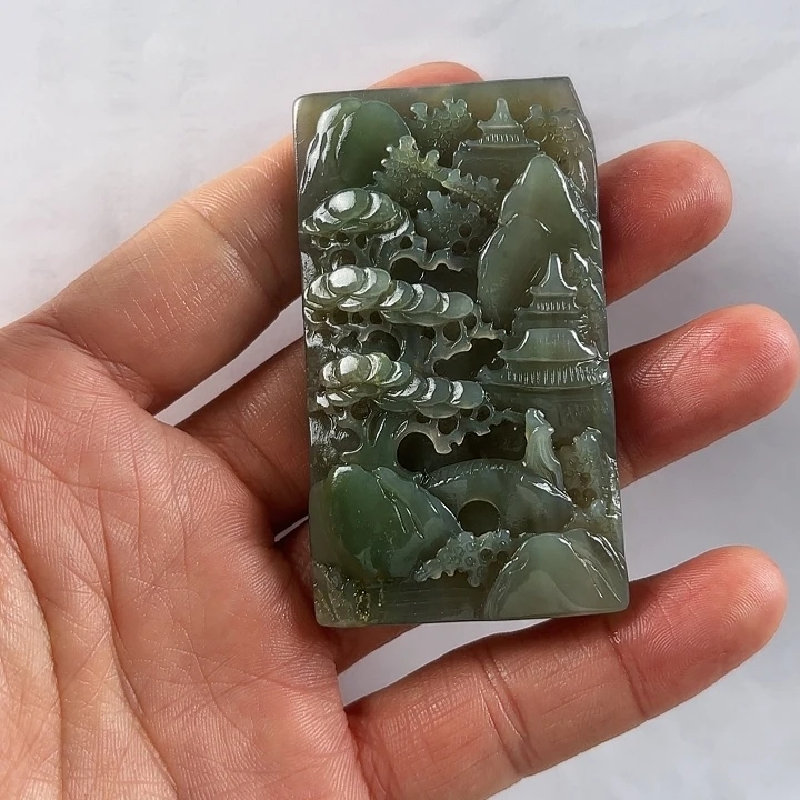 吊坠(不含链)未镶嵌和田玉广****）