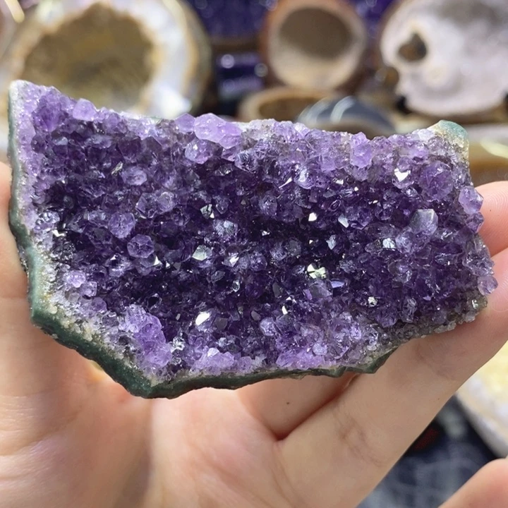 未镶嵌珠宝半成品紫晶紫晶块