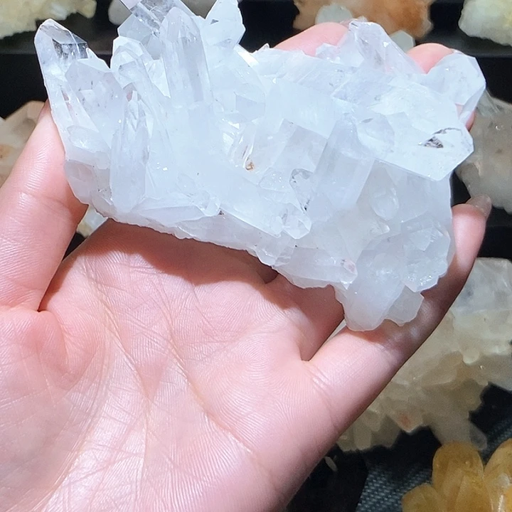 水晶手链未镶嵌白晶簇