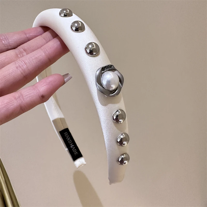 韩式Ins新品铆钉细边发箍头箍网红小仙女发饰发卡洗脸外出百搭