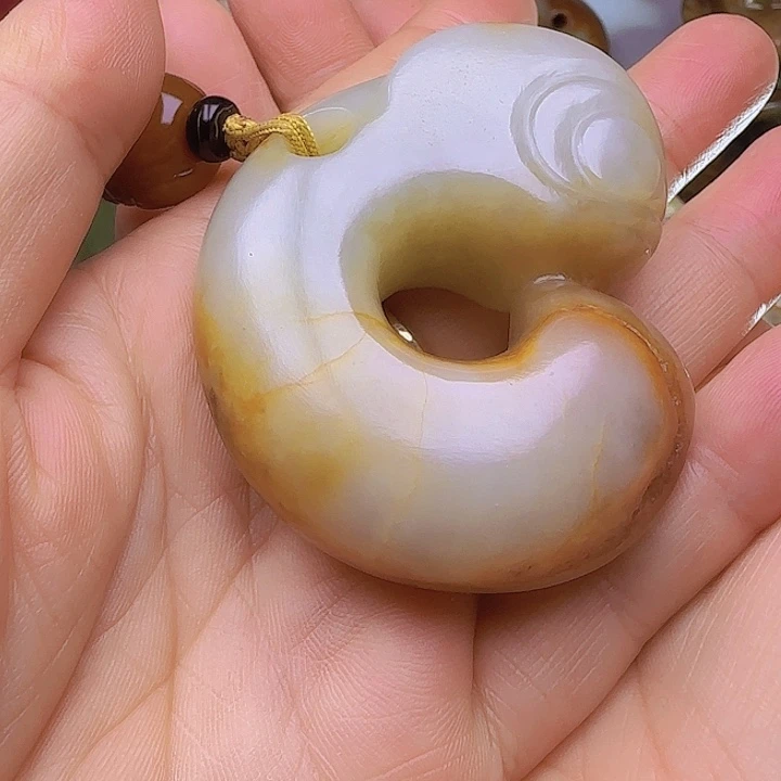 和田玉未镶嵌吊坠(不含链)