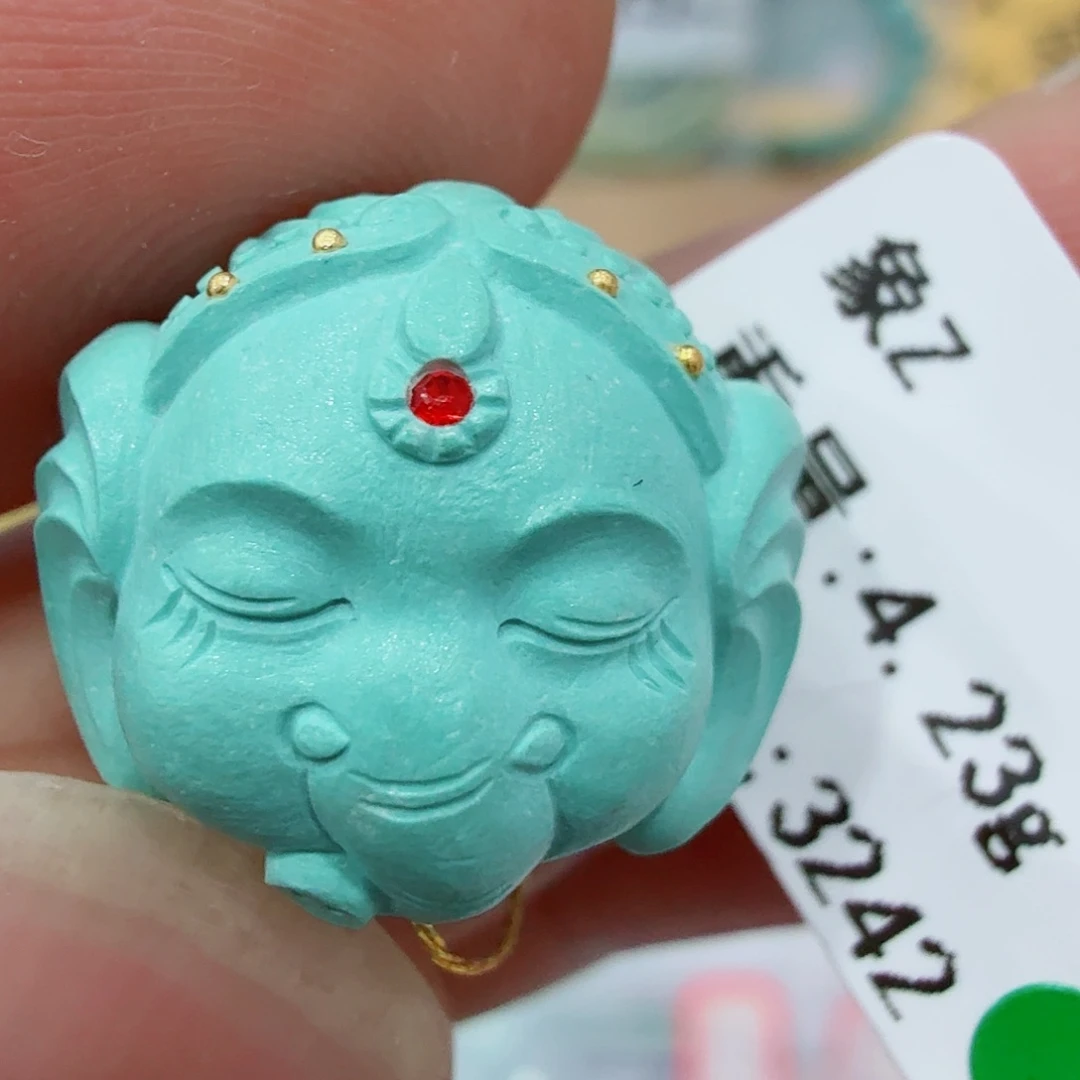 绿松石未镶嵌配饰