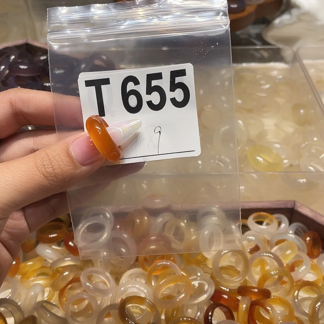 玛瑙/玉髓未镶嵌戒指655