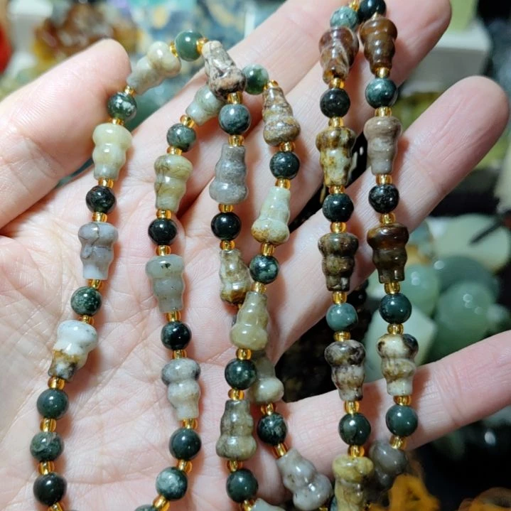 岫玉未镶嵌链子链子链子