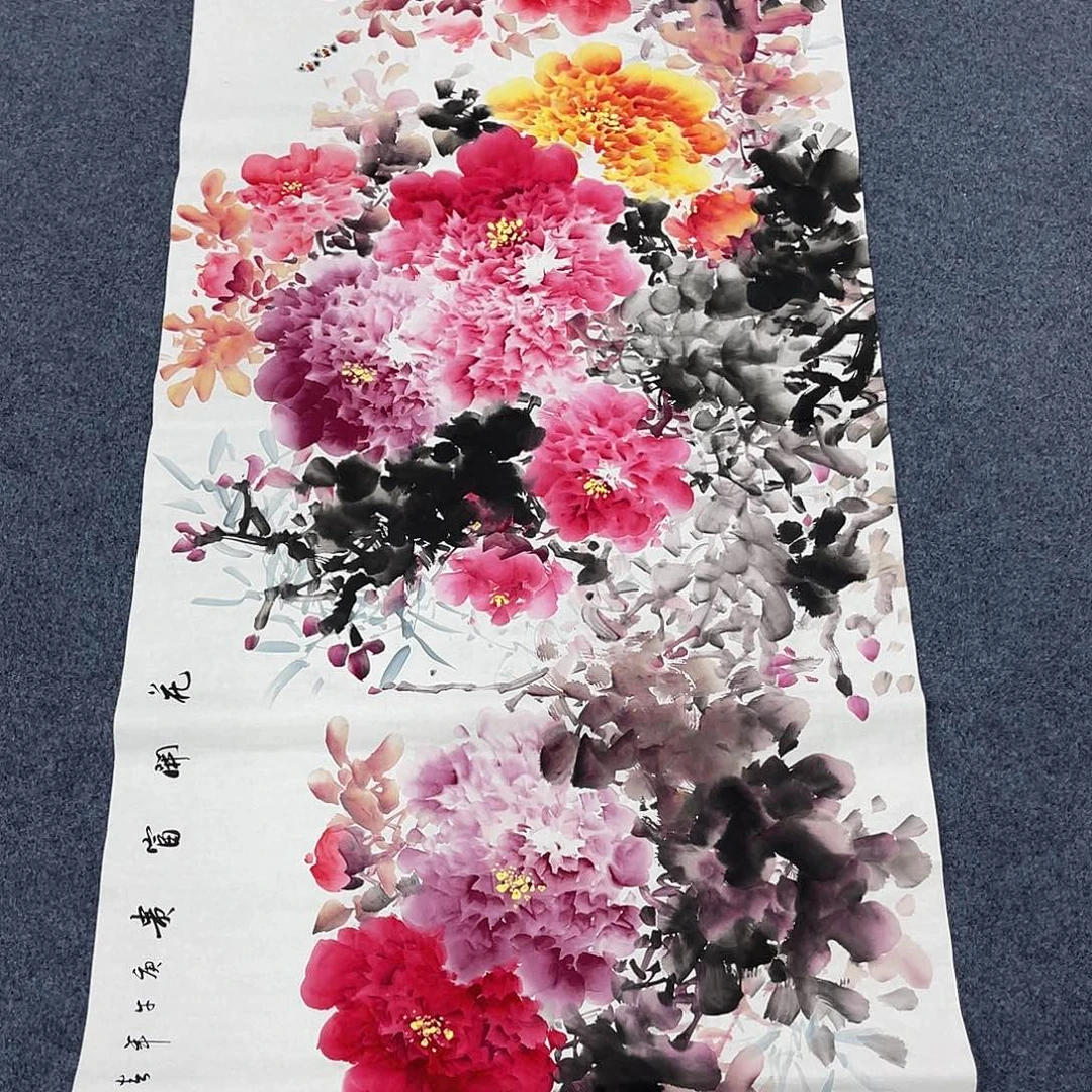 国画国画作品宣纸纯绘