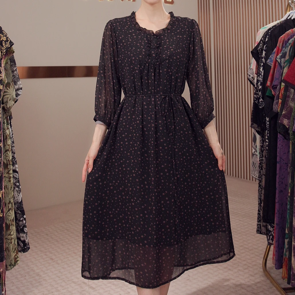 【黄小西】1880气质时尚连衣裙