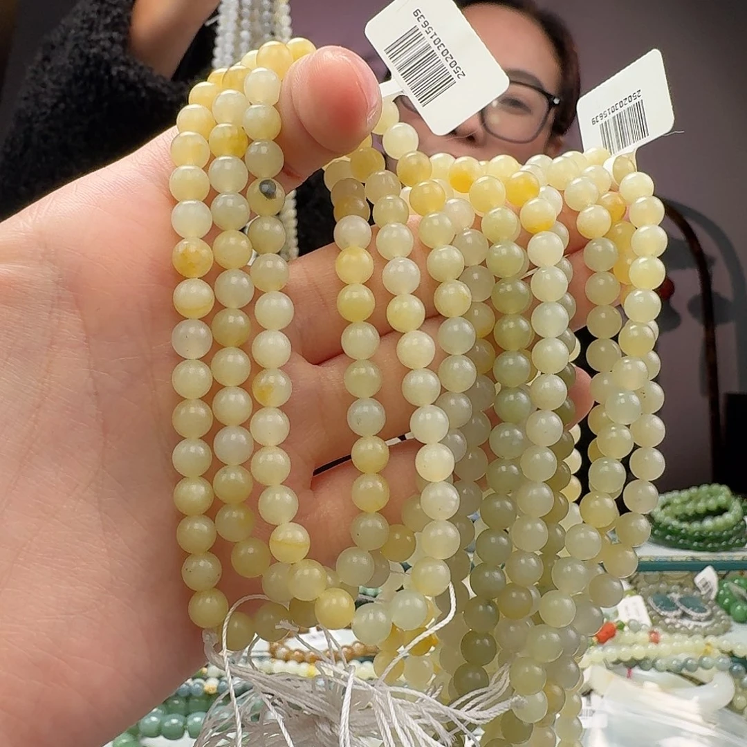 和田玉手串拍一发一多样性发货未镶嵌