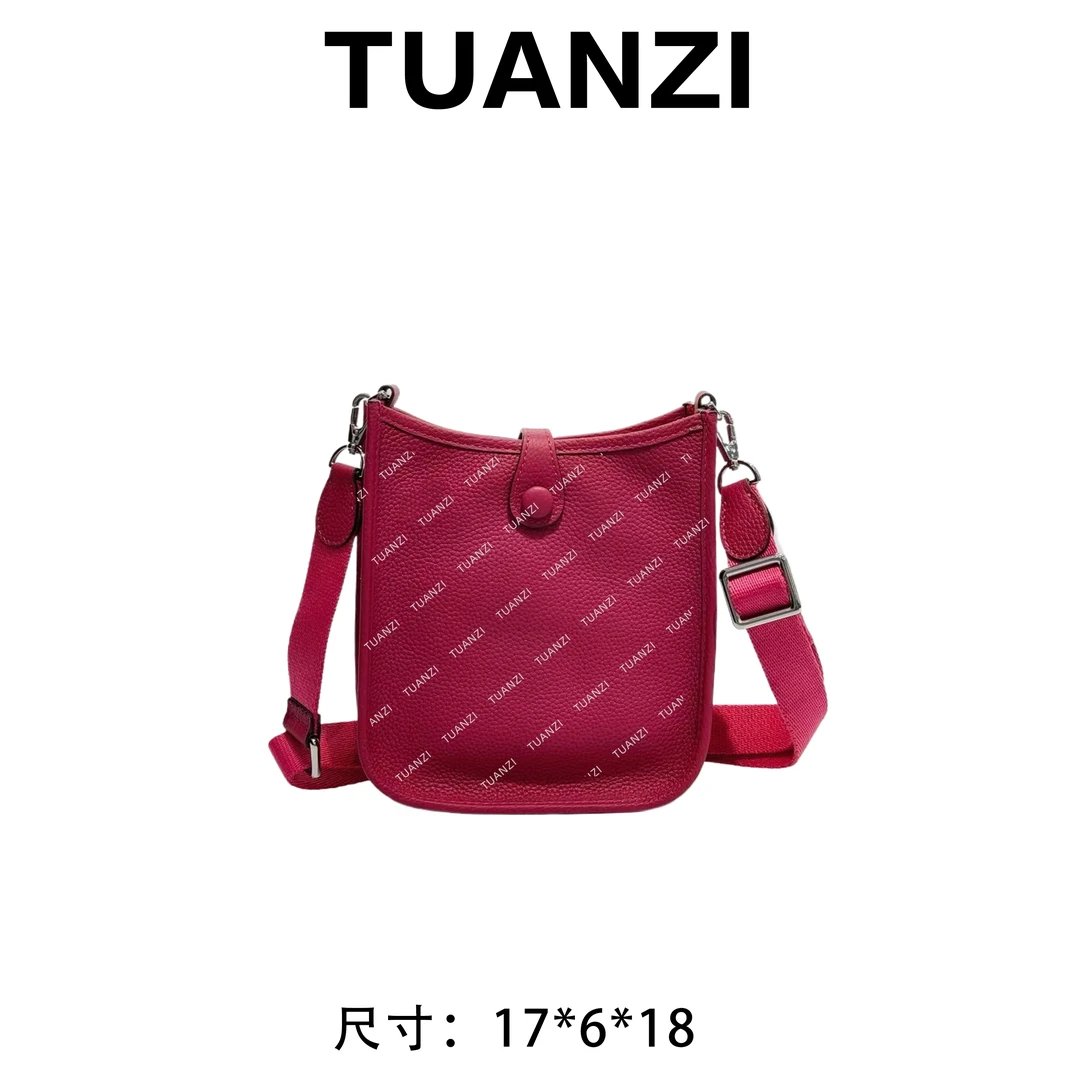 〖高端玩家〗新款经典女士轻奢时尚腋下女包 XKY-1176-艳梅红