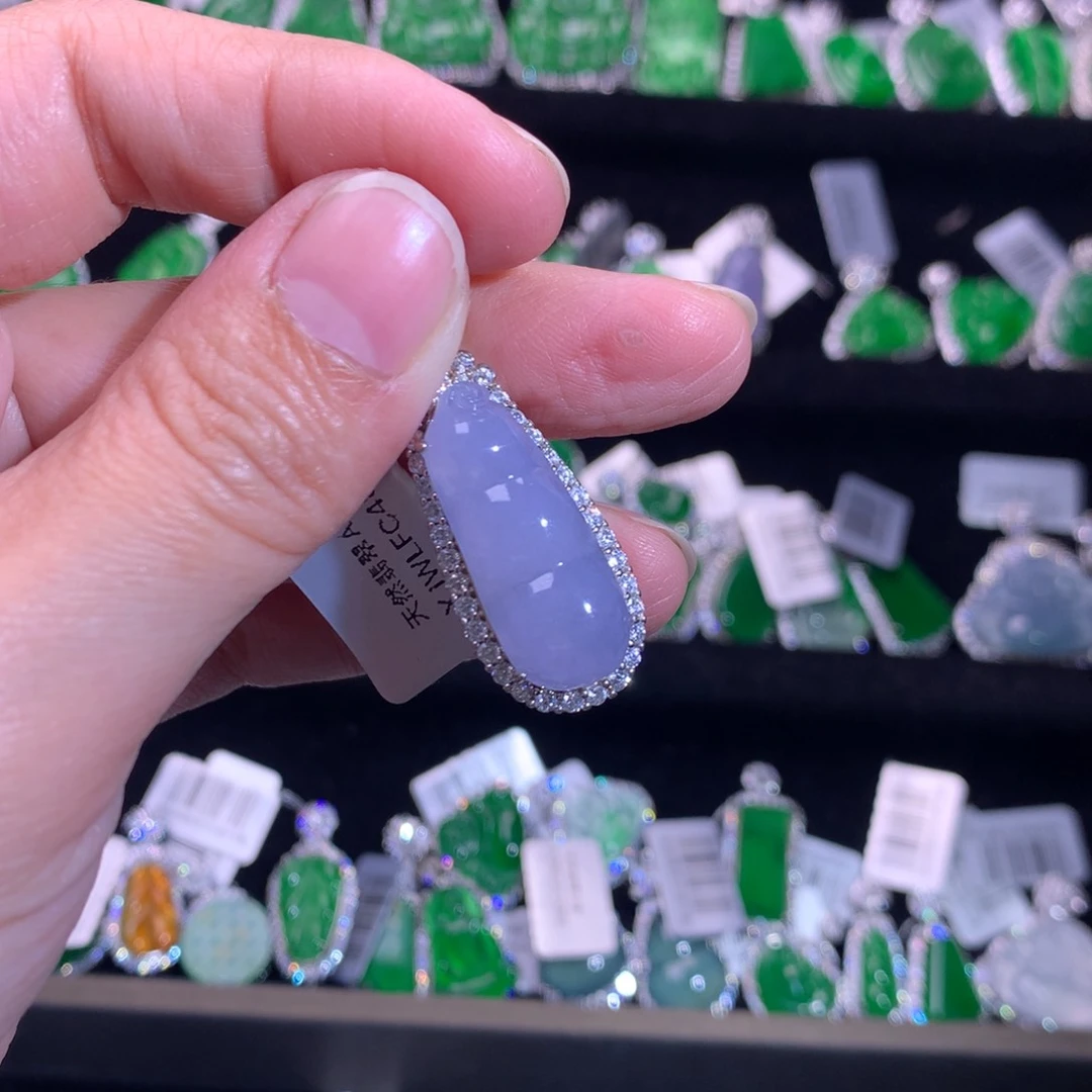 【闪购商品】银S925镶嵌翡翠耳饰