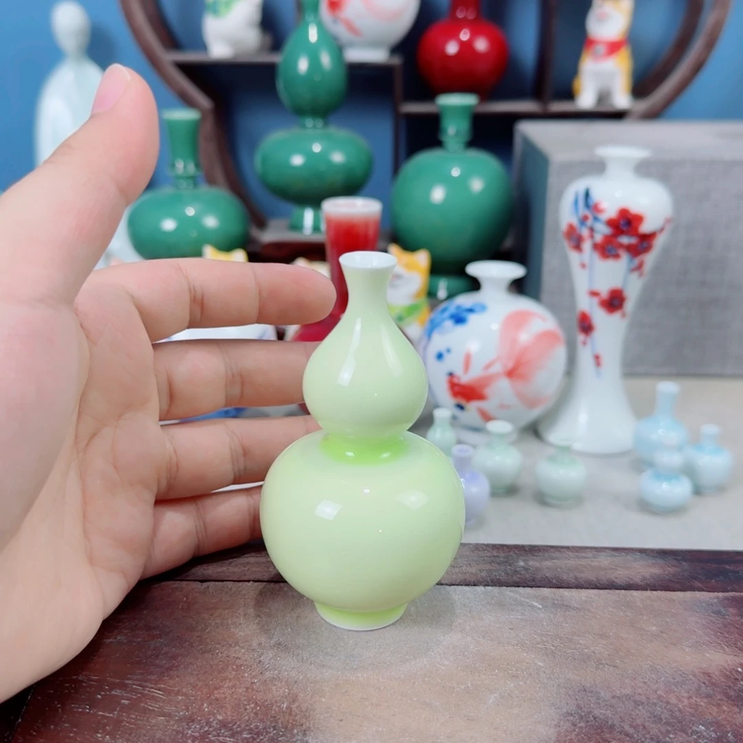 陶瓷手工小花器摆件