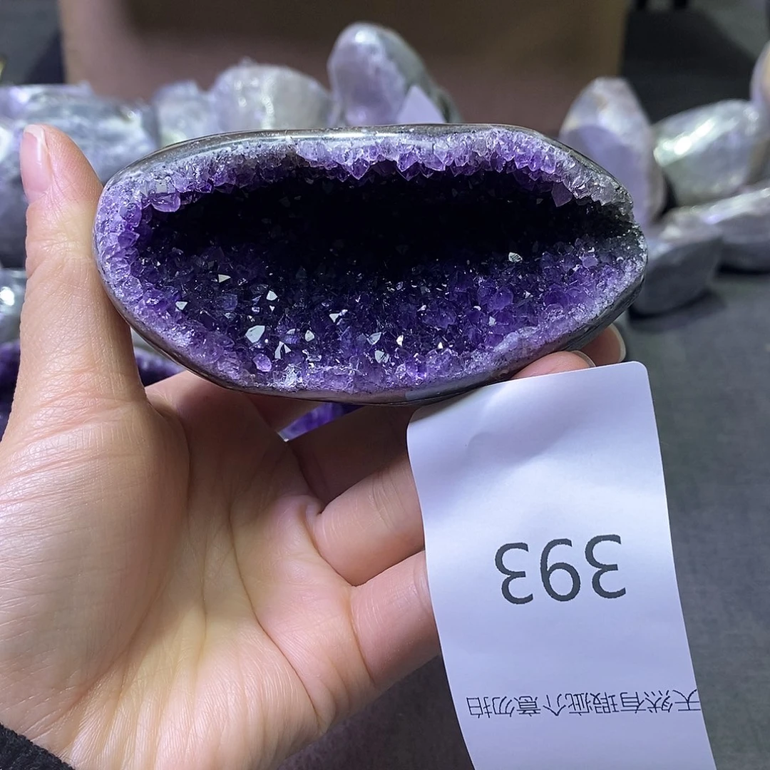 紫晶珠宝半成品未镶嵌