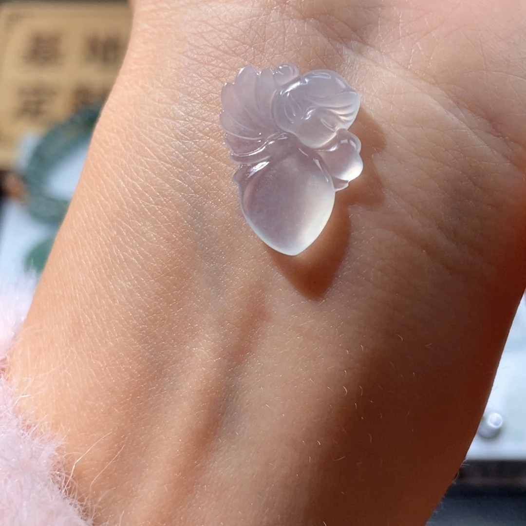 定制翡翠未镶嵌翡翠19.3×14.1×2.9