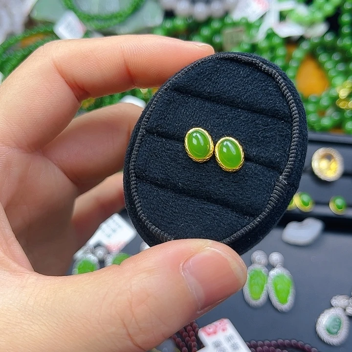 和田玉银S925镶嵌颈饰