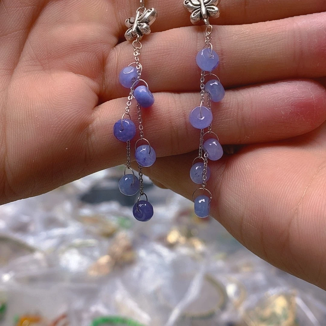 翡翠合金耳饰翡翠