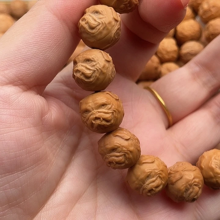 猴头核桃吊坠体验款十二生肖守护神狗