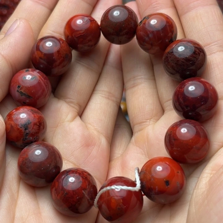 南红玛瑙未镶嵌手串多样性发117