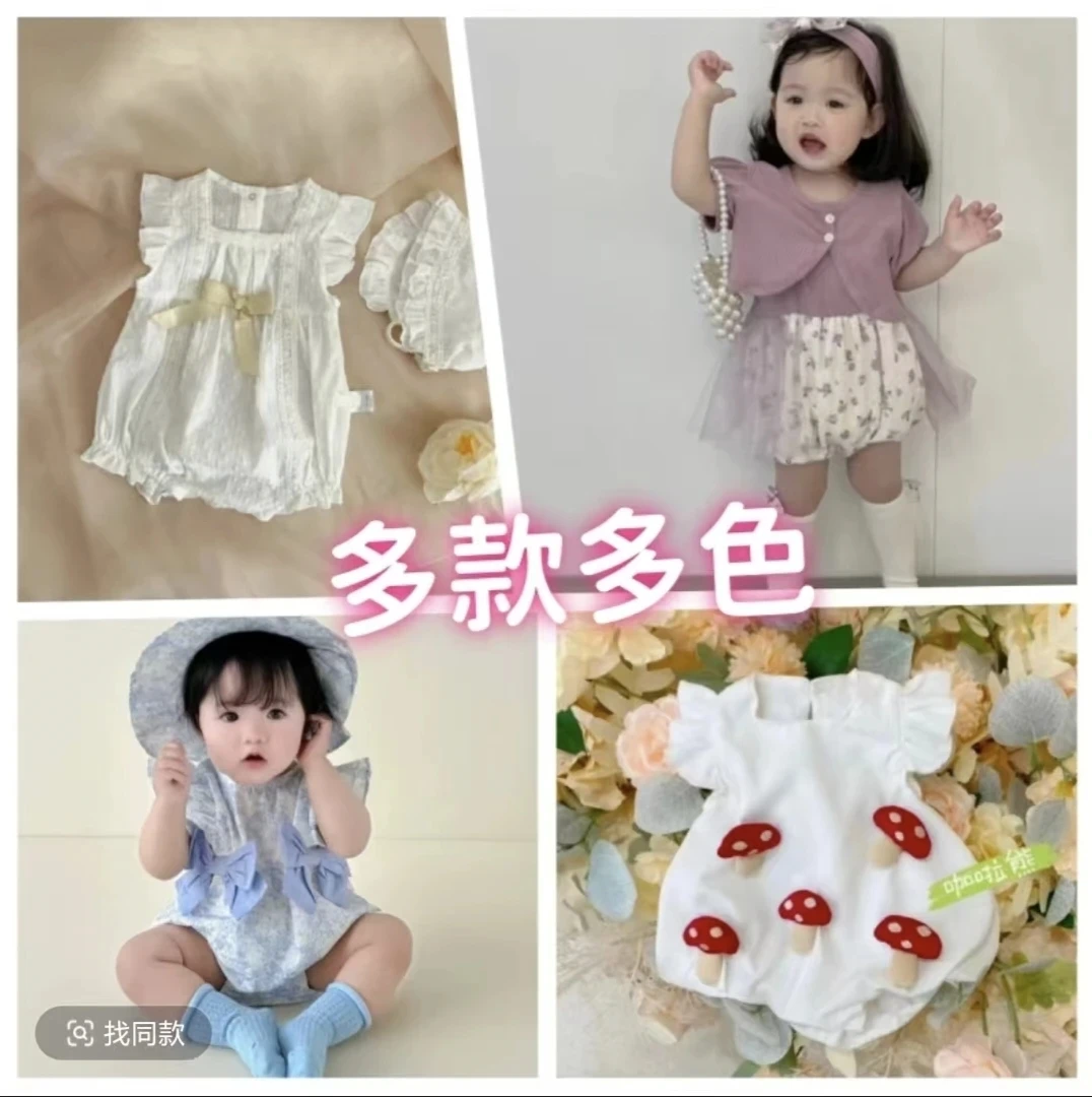 葫芦棉服无袖连体婴儿爬服哈衣