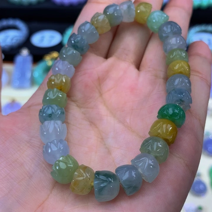 未镶嵌手串翡翠翡翠