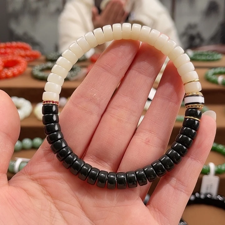 和田玉未镶嵌手链